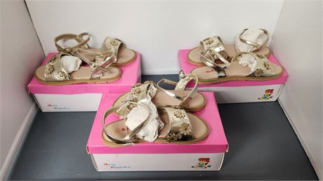 3 Maria Alejandra Girls Shoes. One Is Size 11 & One Is Size 13 & One Is Size 3