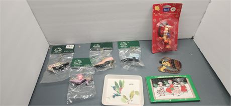Winnie The Pooh Tiger Ornament & Misc. Christmas Decorations
