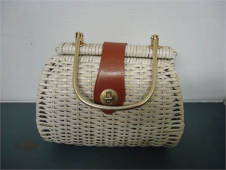 Vintage Wicker Purse