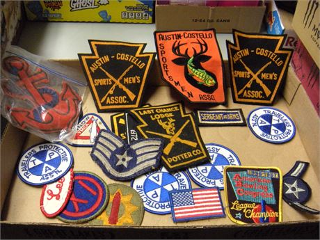 Various Sew On Patches