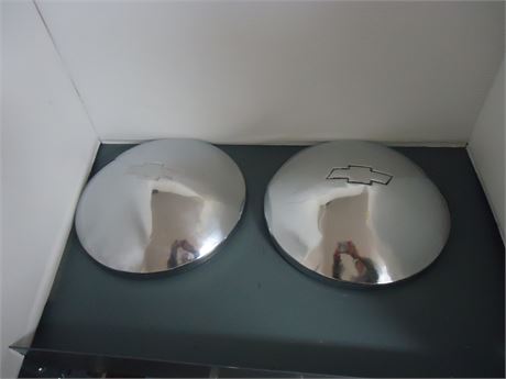 2 Chevy Hub Caps