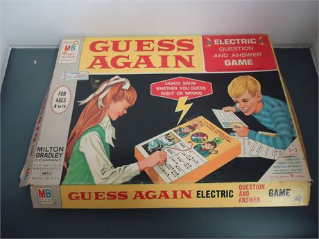 Guess Again Electric Question And Answer Game