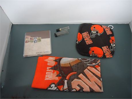 Cleveland Browns Pot Holder & Misc. Items