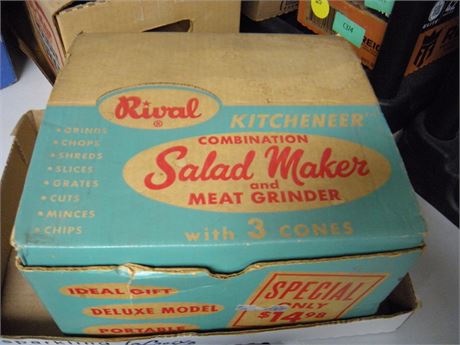 Rival Salad Maker & Meat Grinder