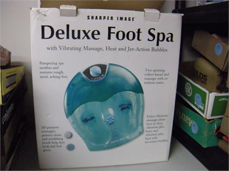 Sharper Image Deluxe Foot Spa