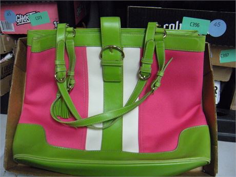 Pink & Green Purse