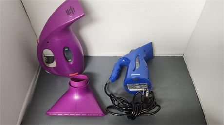 Lot Of 2 Handheld Steamers
