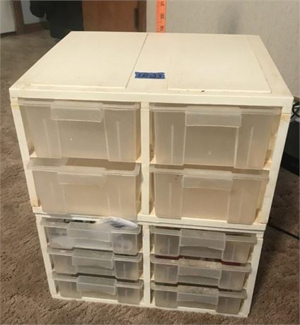 2 Drawer Containers & Content