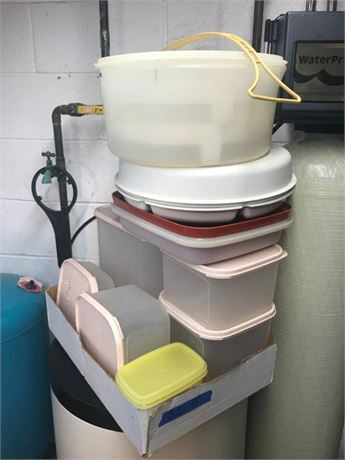 Flat of Tupperware