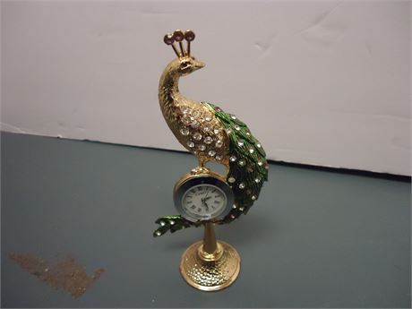 Camey Decorative Peacock Clock