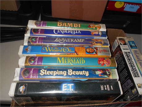 Lot Of VHS Tapes