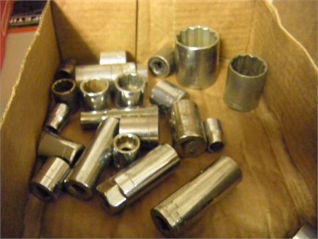 Lot Of Various Sockets