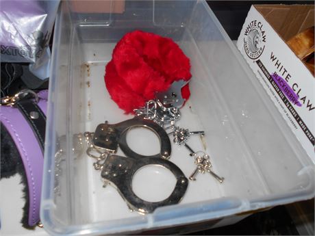 Handcuffs and adult toys