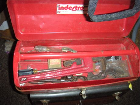 Small Red Toolbox & Tools