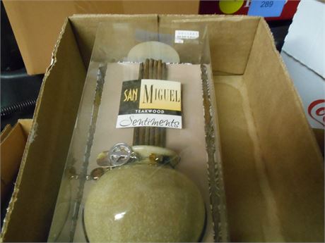 San Miguel Teakwood Sentiments Vase Sticks