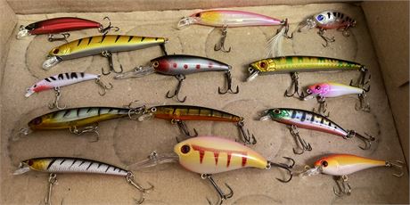 Lot Of Fishing Lures
