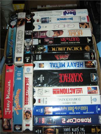 Lot Of VHS Tapes