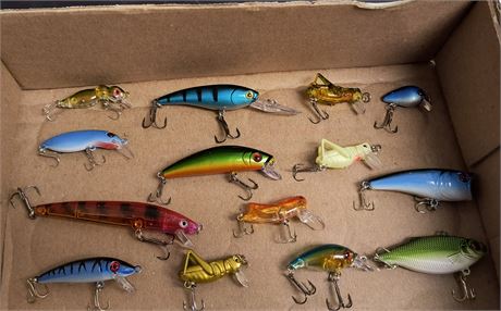 Lot Of Fishing Lures