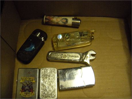 Lot Of Collectible Lighters