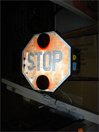 Stop Sign With Reflectors