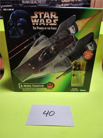 Star Wars The Power of the Force A-Wing Fighter