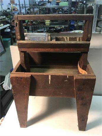 Standing Wooden Toolbox
