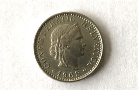 1965 Switzerland 20 Rappen