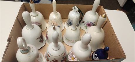 Lot of glass bells