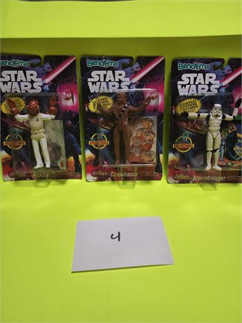 3 Star Wars Bend-Ems 1994
