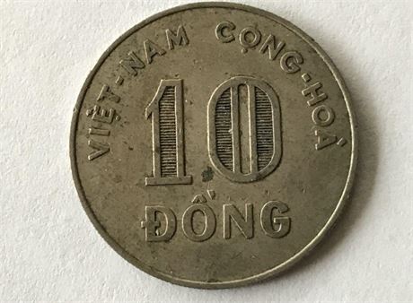 1964 South Vietnam 10 Dong