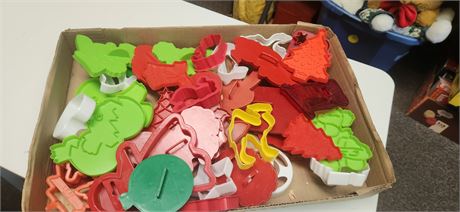 Various Plastic Cookie Cutters