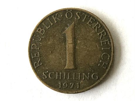 1971 Austria 1 Schilling