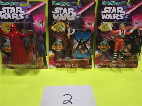 3 Star Wars Bend-Ems 1994