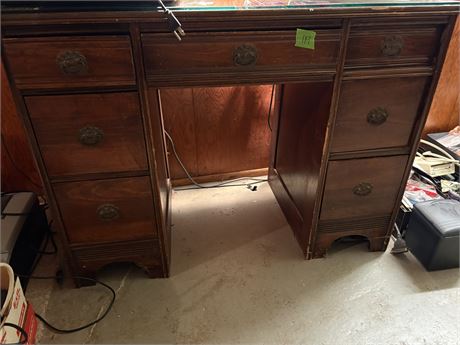 Desk with Glass Top