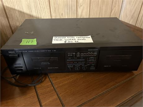 Yamaha Duel Cassette Deck