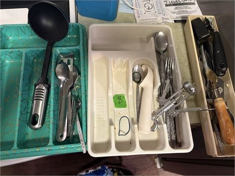 Flatware, Containers
