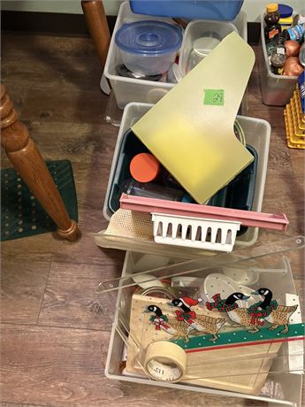 Storage Containers, Misc Lot