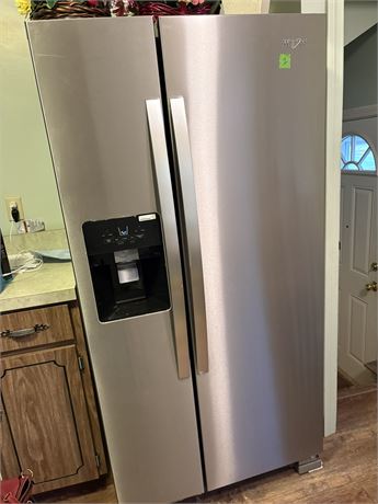 Whirlpool Refrigerator, 3-months old