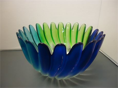 Swirled Petal Art Glass