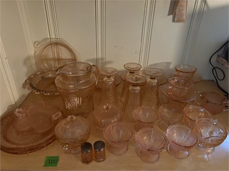 Pink Glassware