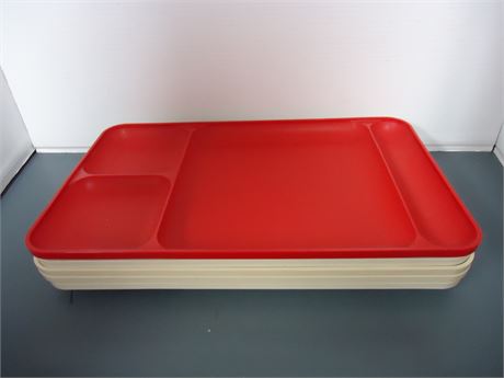 Tupperware Plastic Divided Trays