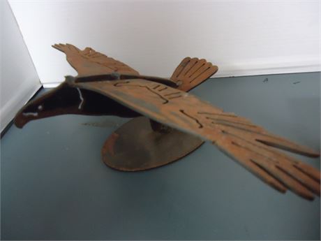 Metal Bird Statue