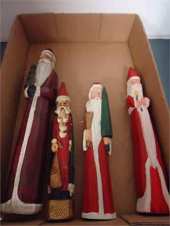 Lot Of Santa Decorations