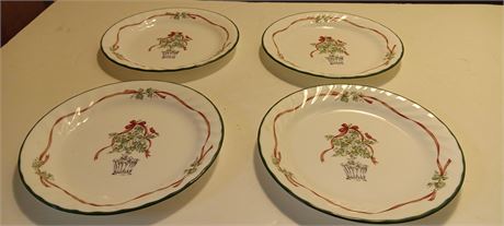 4 Corelle Desert Plates