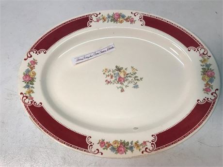 Vintage Homer Laughlin Oval Serving Platter
