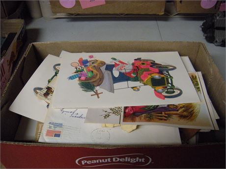 lot of vintage cards