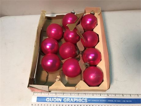 Vintage Shiny Brite Christmas Ornaments