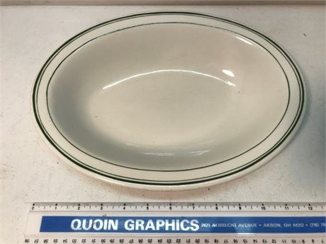 Vintage Wellsville China Veg. Serving Bowl