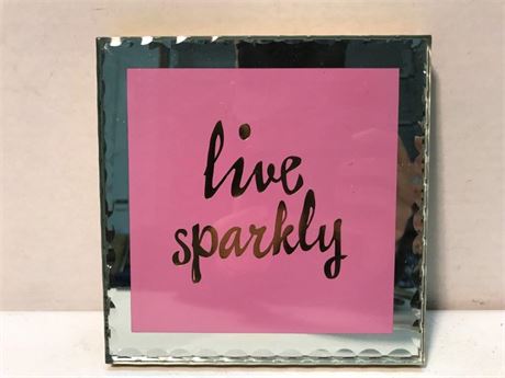 Live Sparkly Wall Decor