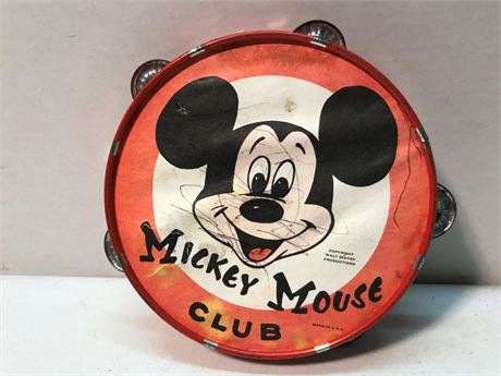 Mickey Mouse Club Tambourine